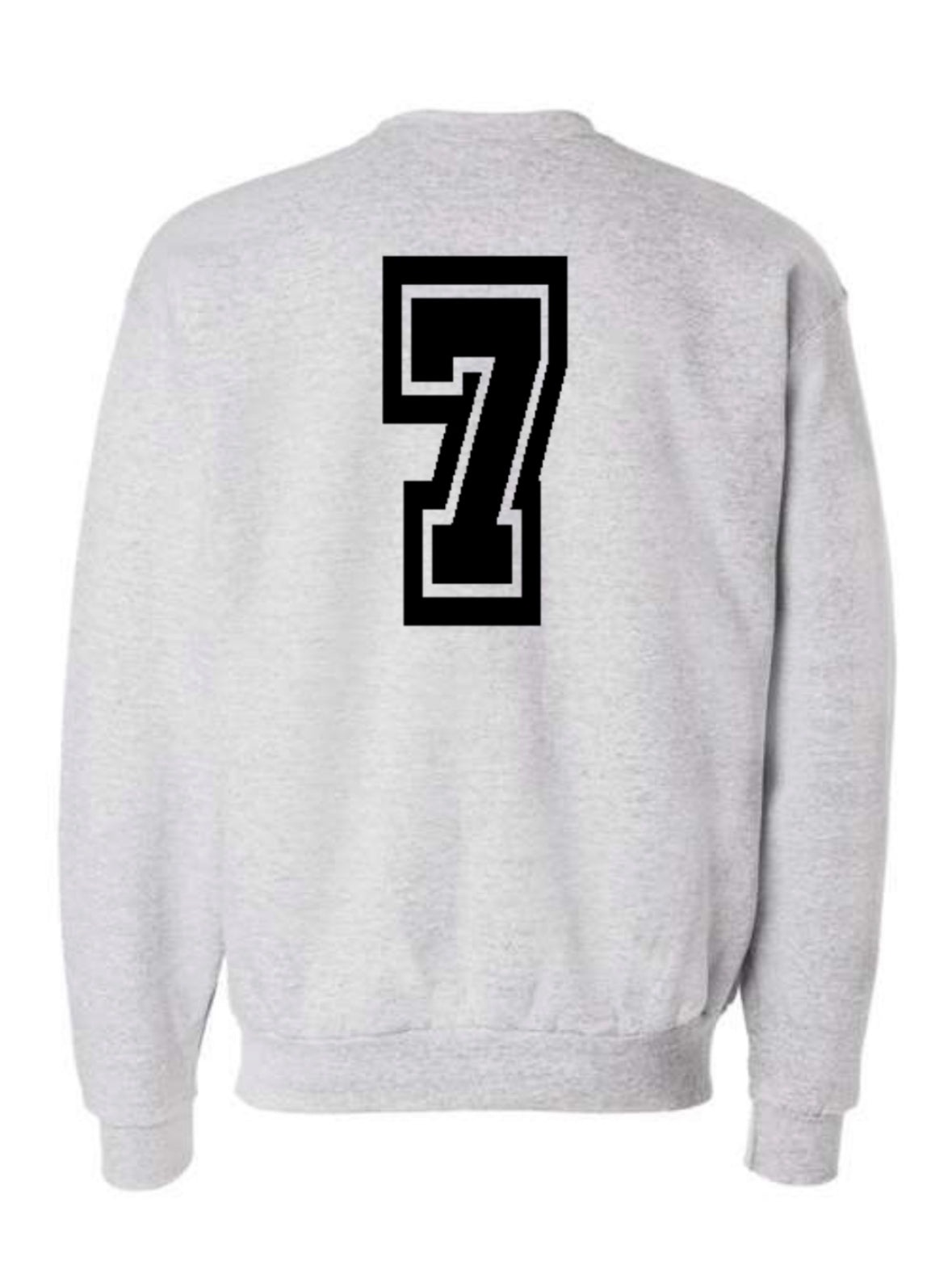 Add player’s number to back